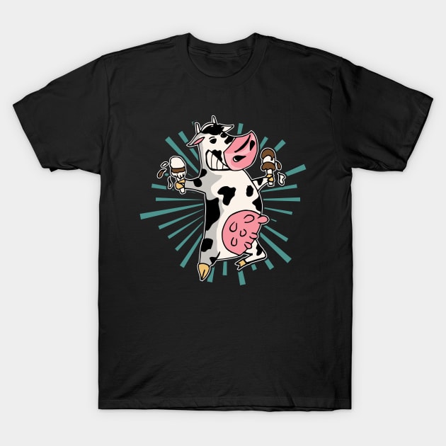 Cow Milk Icecream T-Shirt by FashionFuture